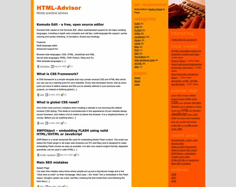 Html-advisor.com thumbnail
