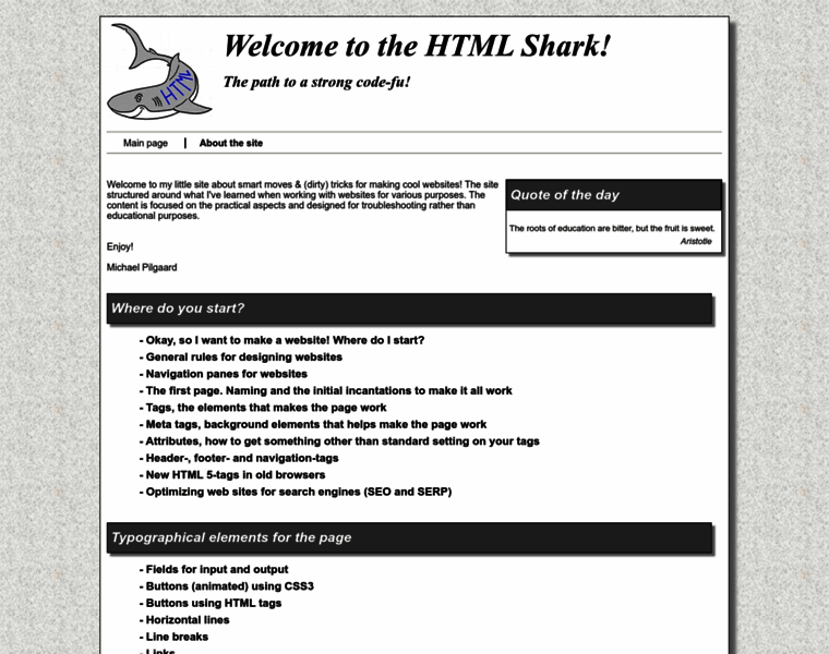 Html-shark.com thumbnail