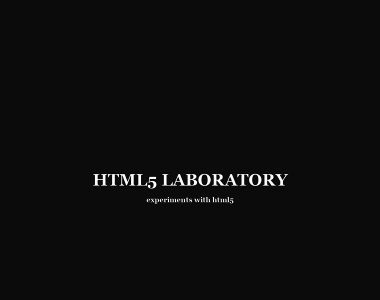 Html5laboratory.com thumbnail