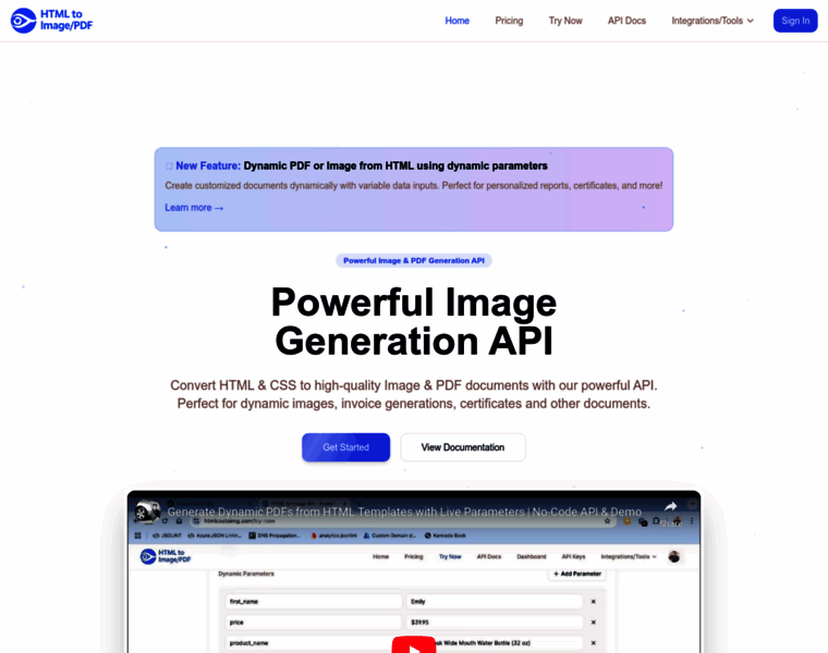 Htmlcsstoimg.com thumbnail