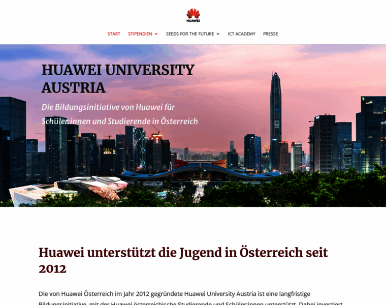 Huawei-university.at thumbnail