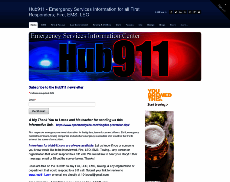 Hub911.com thumbnail