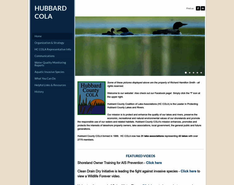 Hubbardcolamn.org thumbnail