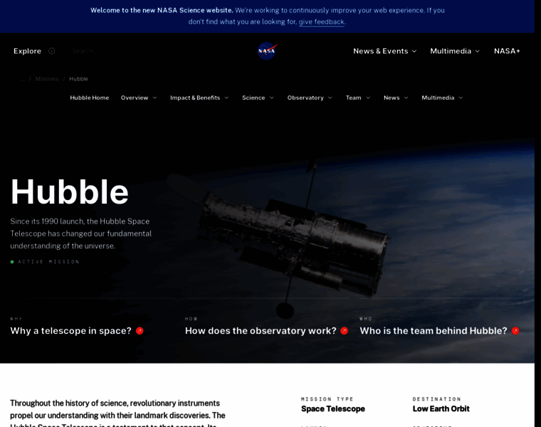 Hubble.nasa.gov thumbnail