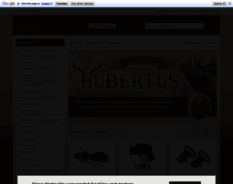 Hubertus-collection.de thumbnail
