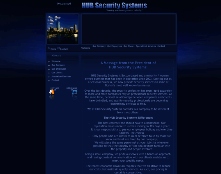 Hubsecuritysystems.com thumbnail