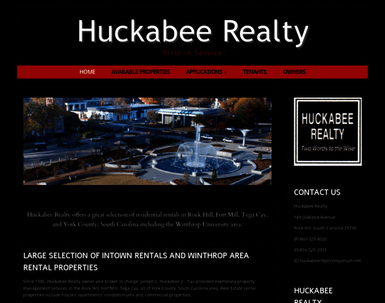 Huckabeerealty.com thumbnail