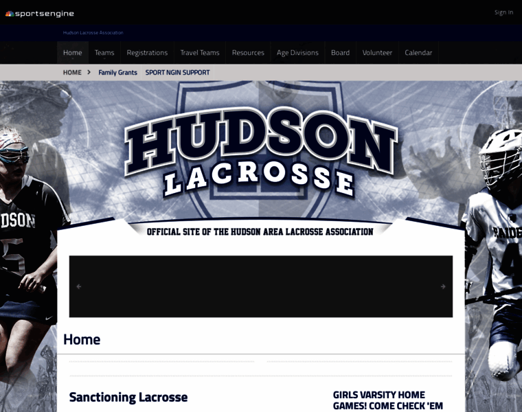 Hudsonlacrosse.net thumbnail