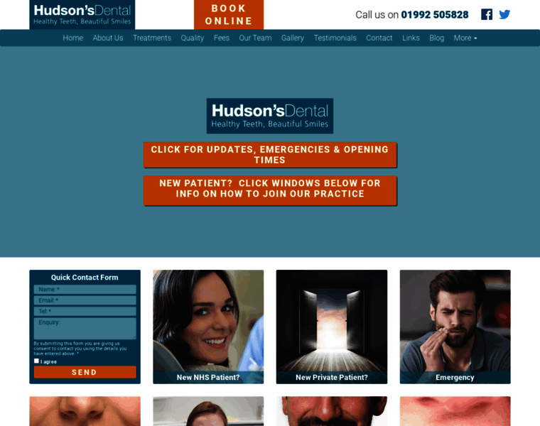 Hudsonsdentalcare.co.uk thumbnail