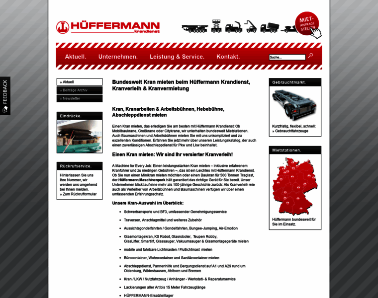 Hueffermann-krandienst.de thumbnail