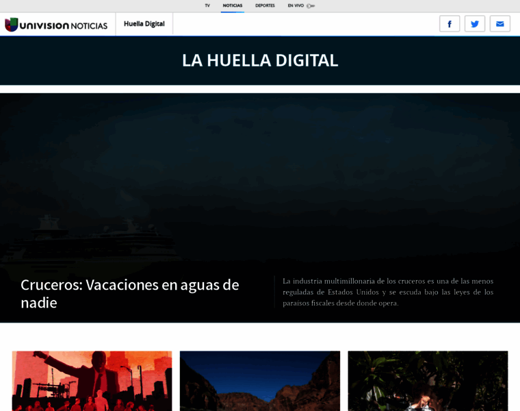 Huelladigital.univisionnoticias.com thumbnail Huelladigital.univisionnoticias.com thumbnail