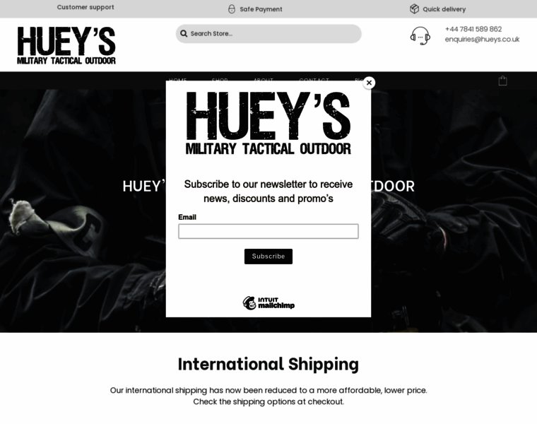 Hueys.co.uk thumbnail