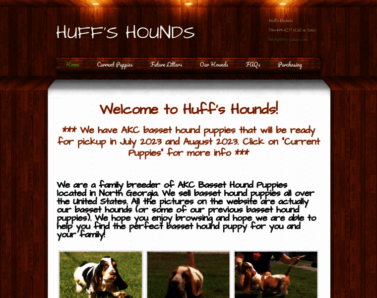 Huffshounds.com thumbnail