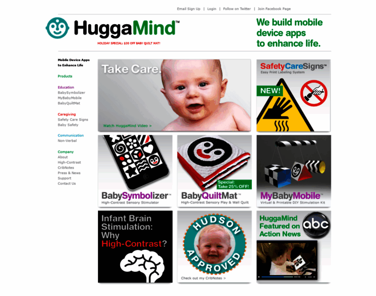 Huggamind.com thumbnail