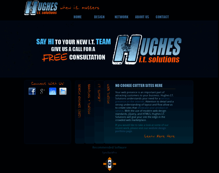 Hughesitsolutions.com thumbnail