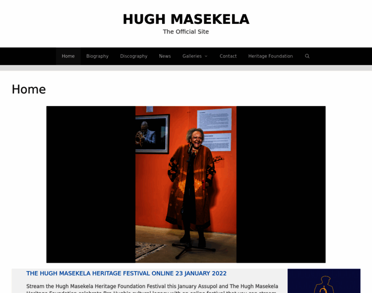 Hughmasekela.co.za thumbnail