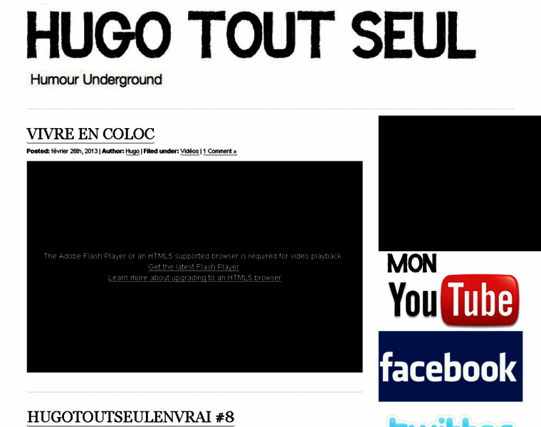 Hugotoutseul.fr thumbnail
