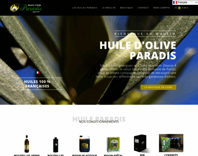 Huile-olive-paradis.com thumbnail