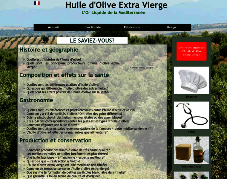 Huiledoliveextravierge.com thumbnail