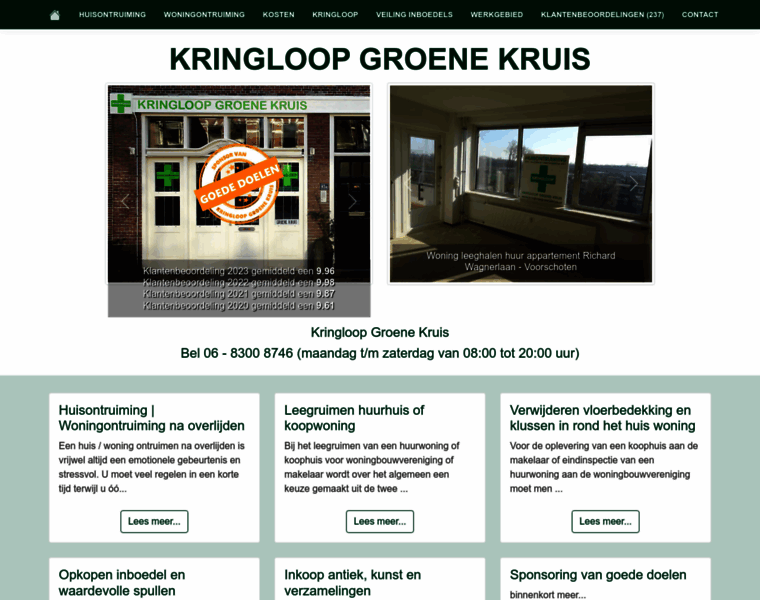 Huisontruiminggroenekruis.nl thumbnail