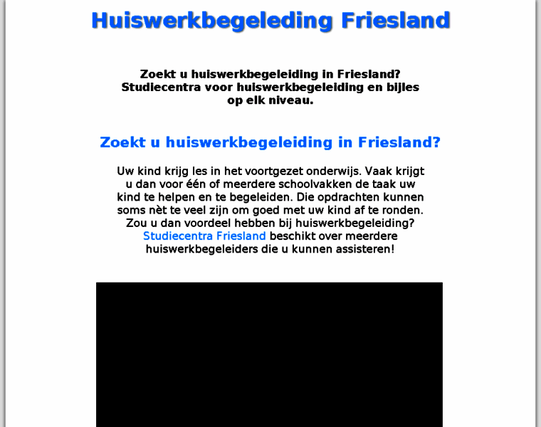 Huiswerkbegeleiding-friesland.nl thumbnail