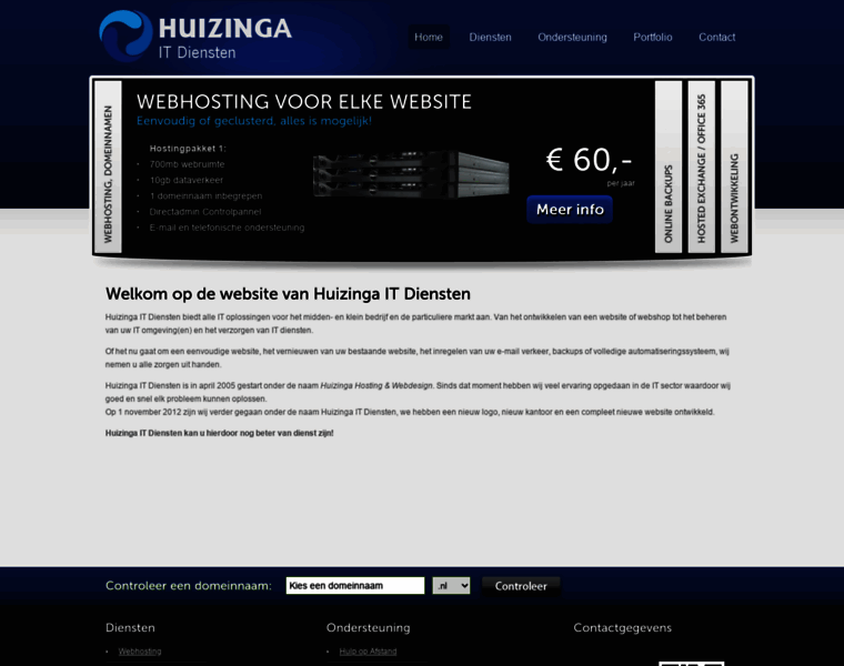 Huizinga.nl thumbnail
