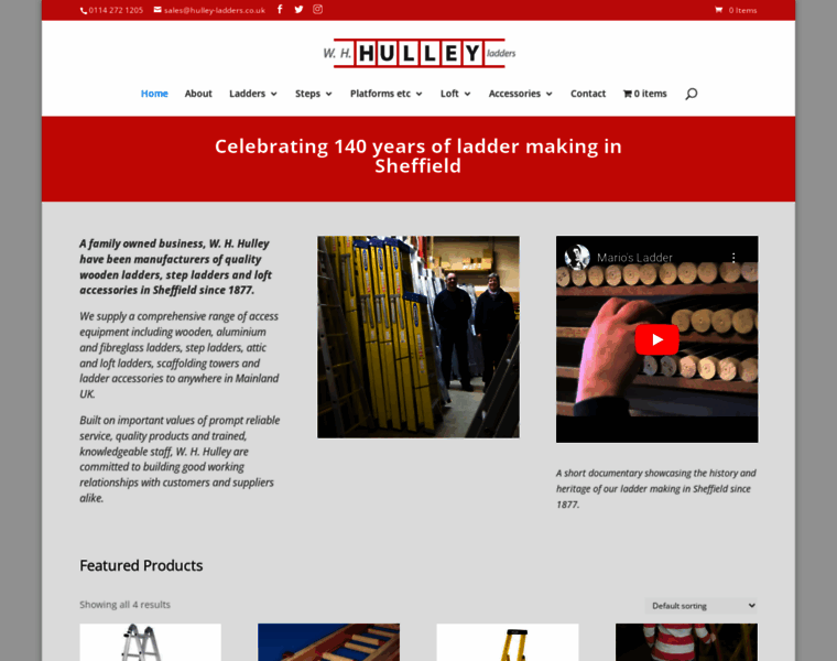Hulley-ladders.co.uk thumbnail