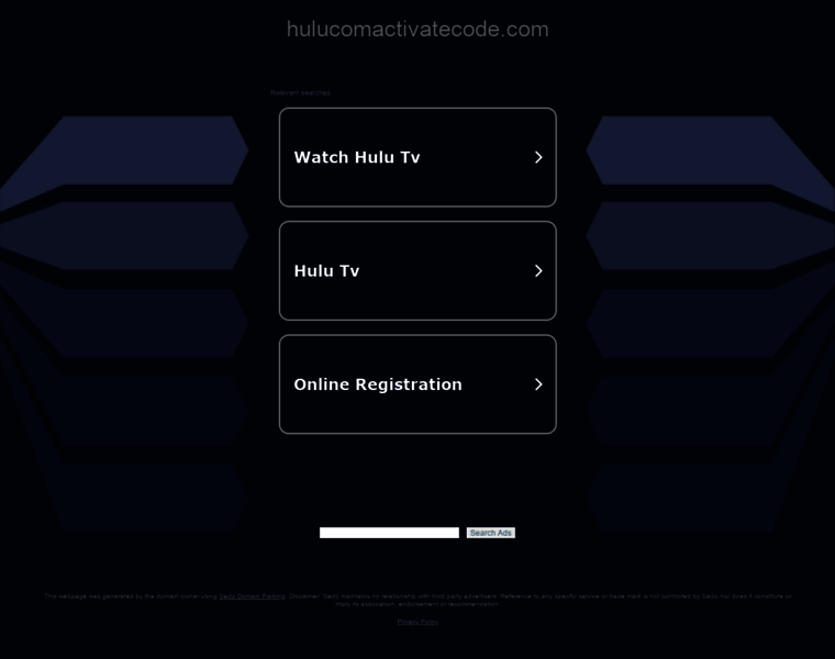 Hulucomactivatecode.com thumbnail
