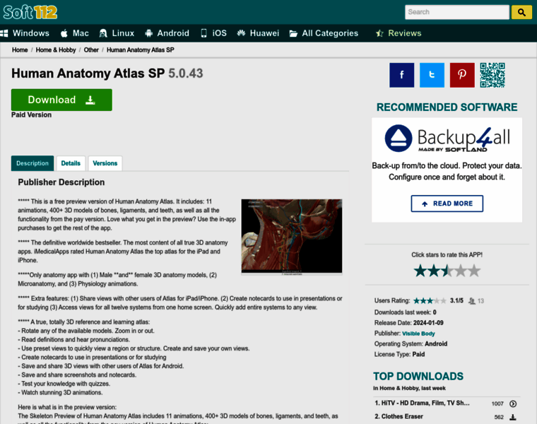 Human-anatomy-atlas-sp.soft112.com thumbnail