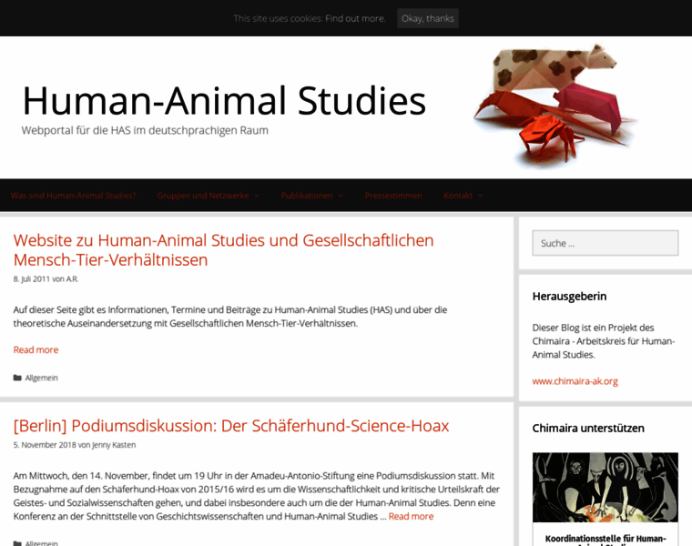 Human-animal-studies.de thumbnail