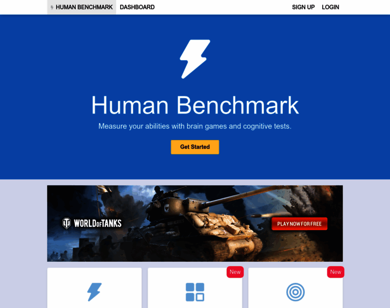 Humanbenchmark.com thumbnail