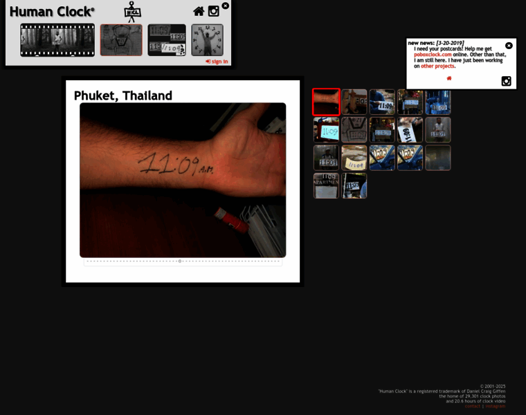 Humanclock.com thumbnail Humanclock.com thumbnail