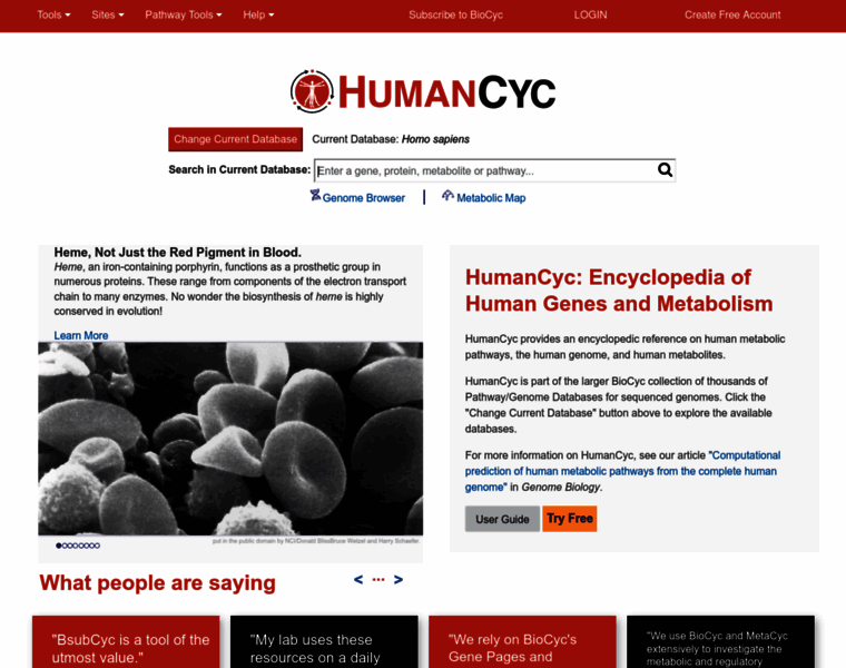Humancyc.org thumbnail