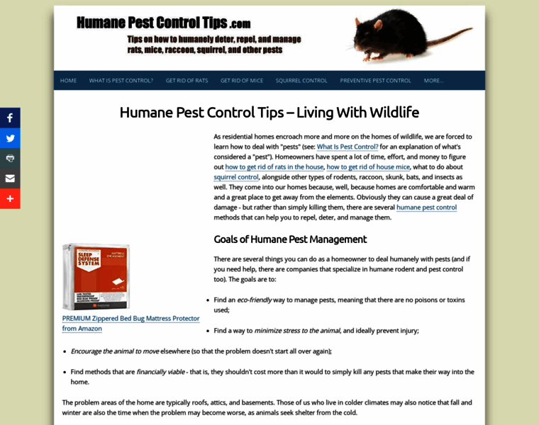 Humanepestcontroltips.com thumbnail