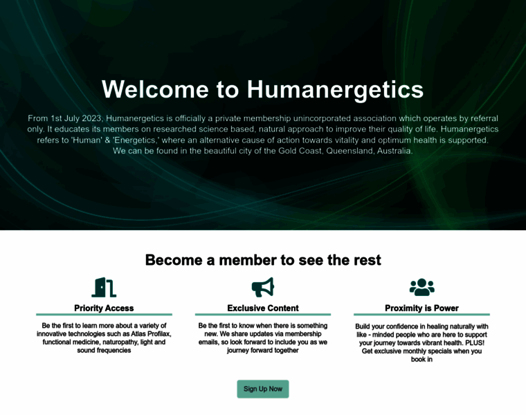 Humanergetics.com.au thumbnail