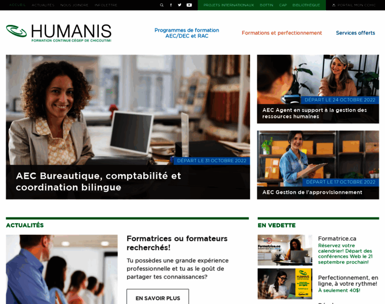 Humanis.qc.ca thumbnail