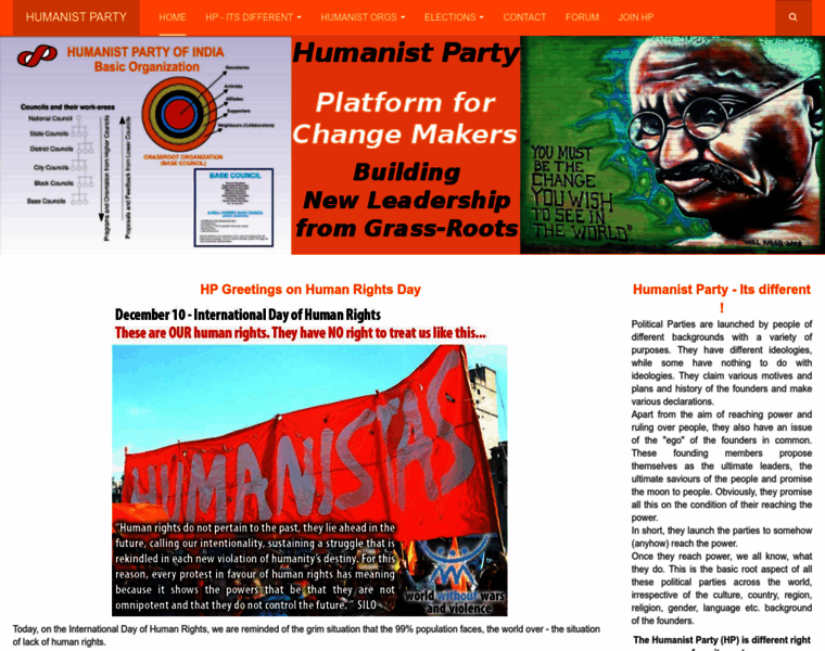 Humanistparty.org thumbnail