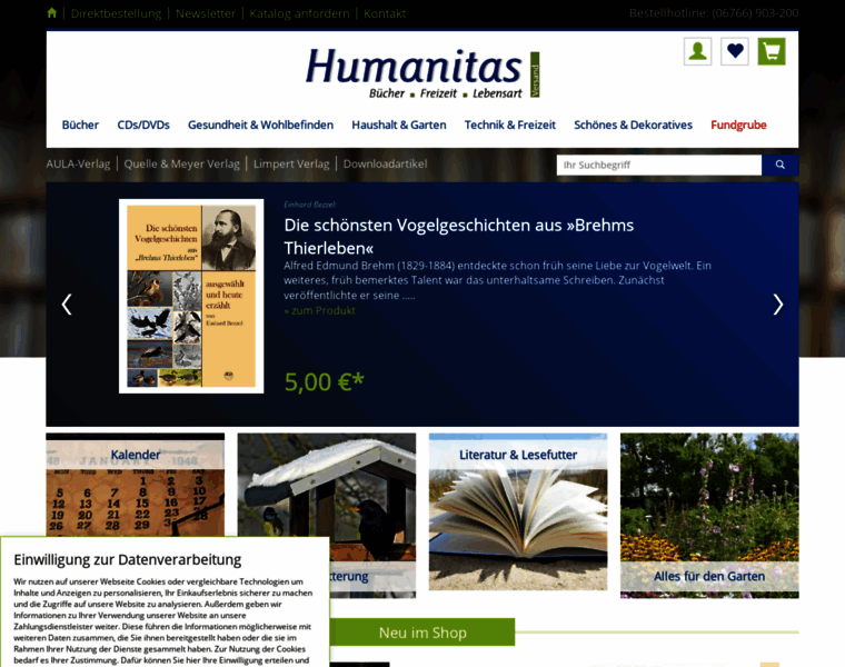Humanitas-book.de thumbnail