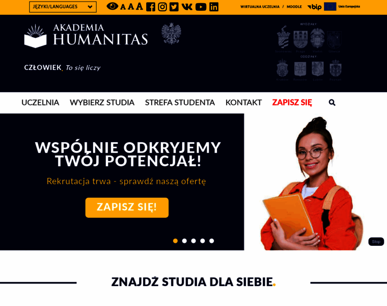 Humanitas.edu.pl thumbnail
