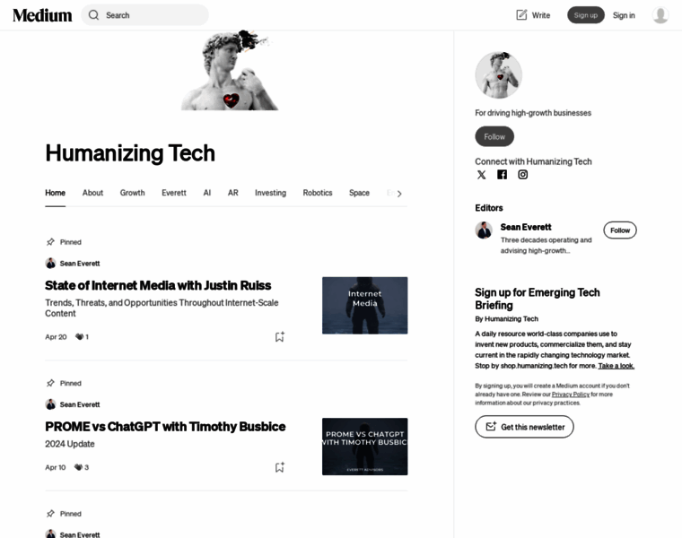Humanizing.tech thumbnail Humanizing.tech thumbnail