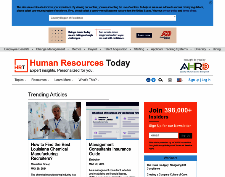 Humanresourcestoday.com thumbnail