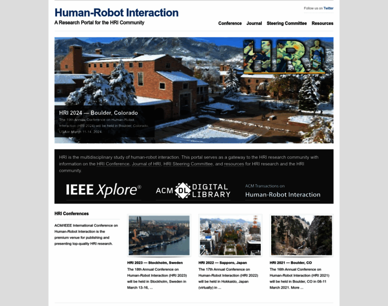 Humanrobotinteraction.org thumbnail