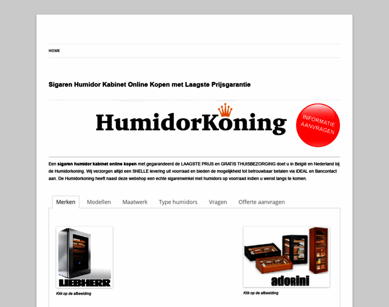 Humidorkoning.nl thumbnail