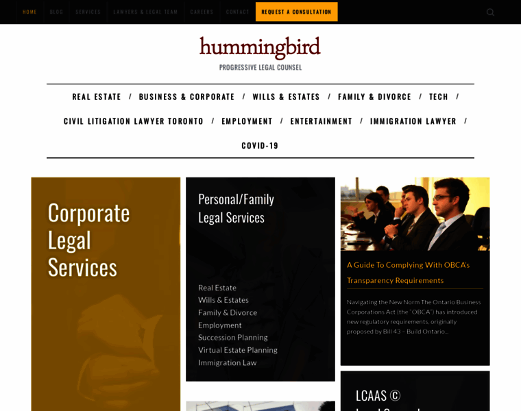 Hummingbirdlaw.com thumbnail
