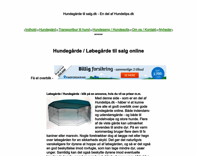 Hundegaardtilsalg.dk thumbnail