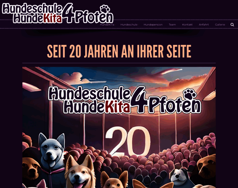 Hundekita4pfoten.de thumbnail
