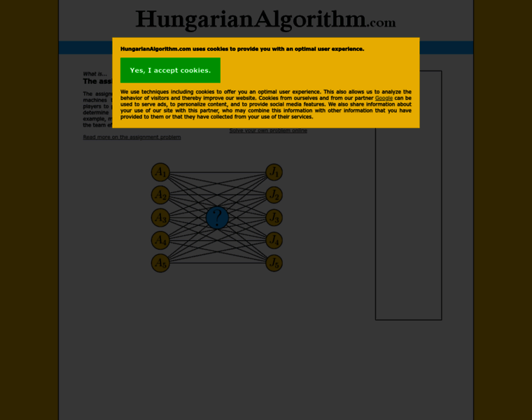 Hungarianalgorithm.com thumbnail