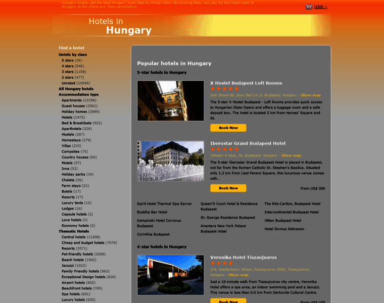 Hungaryhotel.net thumbnail