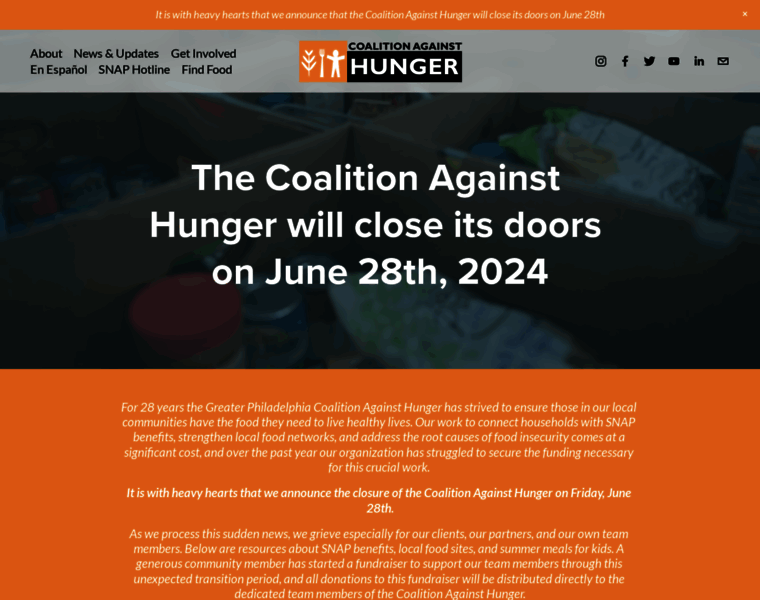 Hungercoalition.org thumbnail