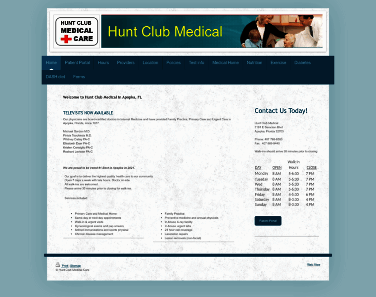 Huntclubmedicalcare.com thumbnail